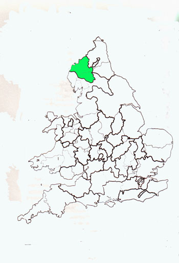 Location of Carlisle diocese